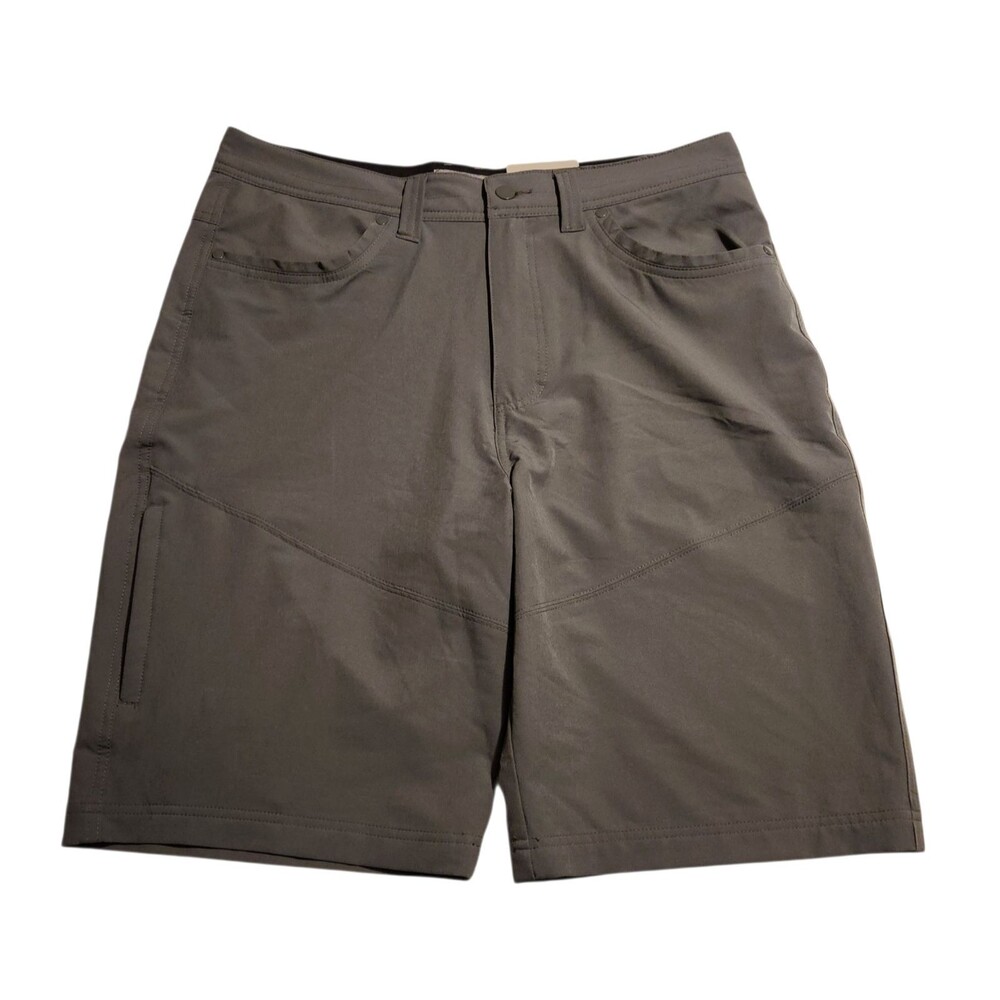 Falls Creek Performance Outdoor Shorts At The Knee Gray Mens 36" Waist